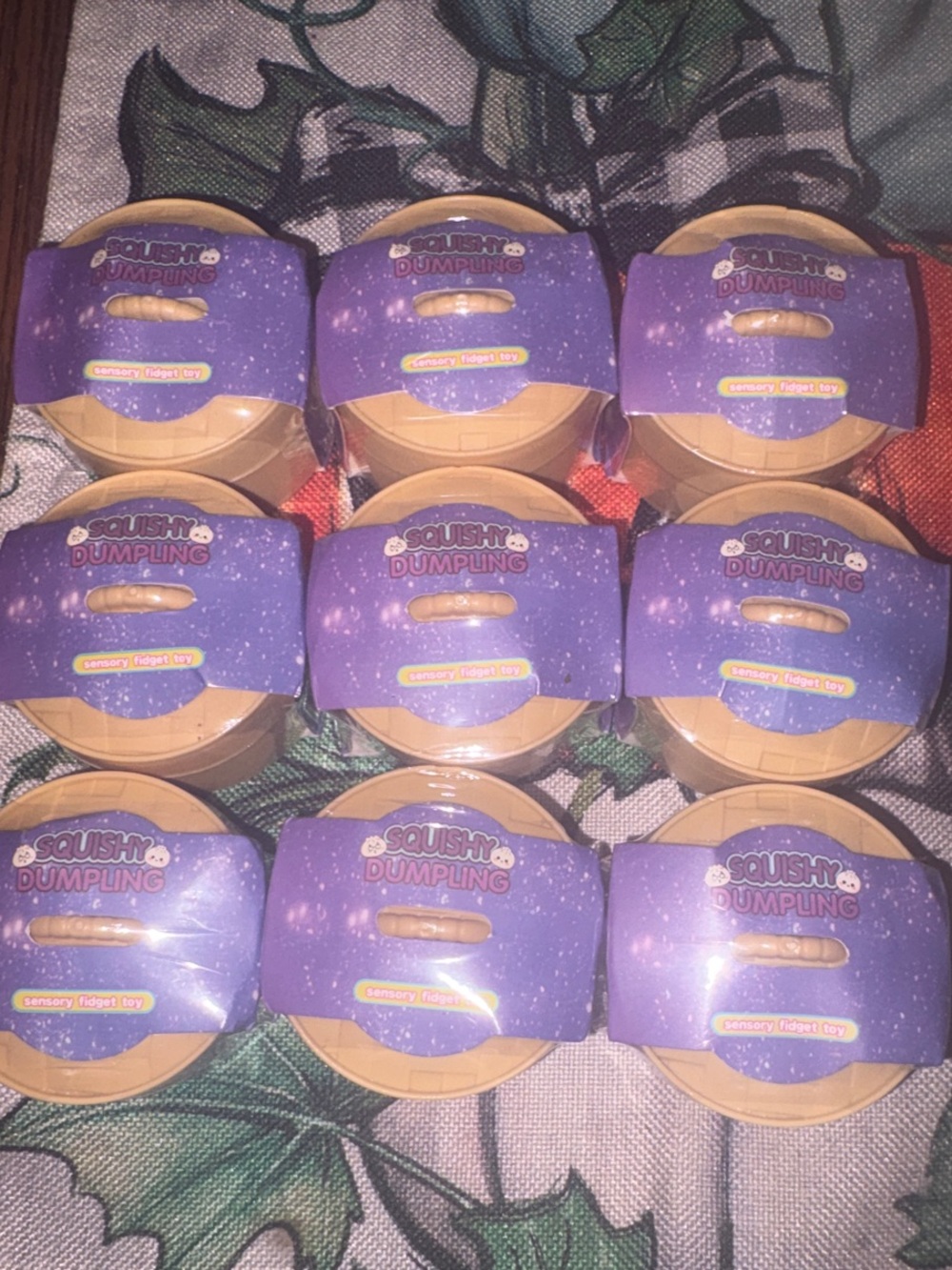 NIB SQUISHY DUMPLINGS SET OF 9 MINI MYSTERY Dumplings FIRM SALE$18 BUY NOW PRICE